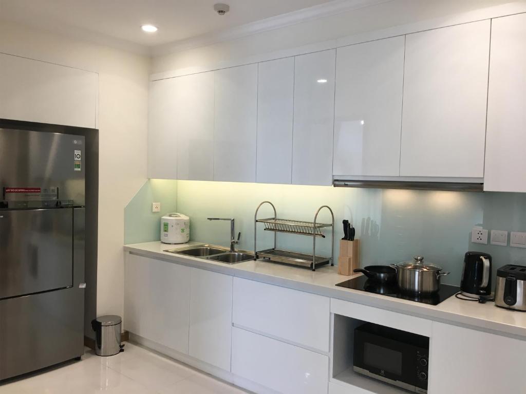 Апартаменты (Апартаменты с 3 спальнями), Capitalland's Service Apartment Landmark 4 Vinhomes