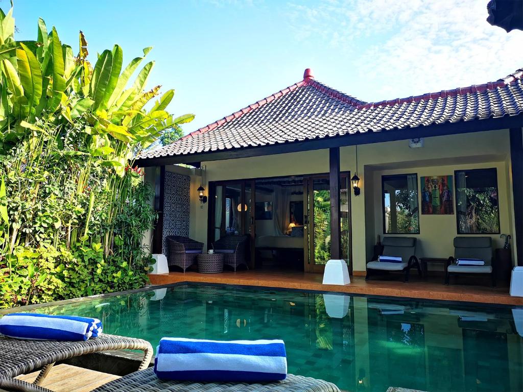 Вилла (Вилла с 2 спальнями), Villa with private pool at Villa Nirvana Ubud