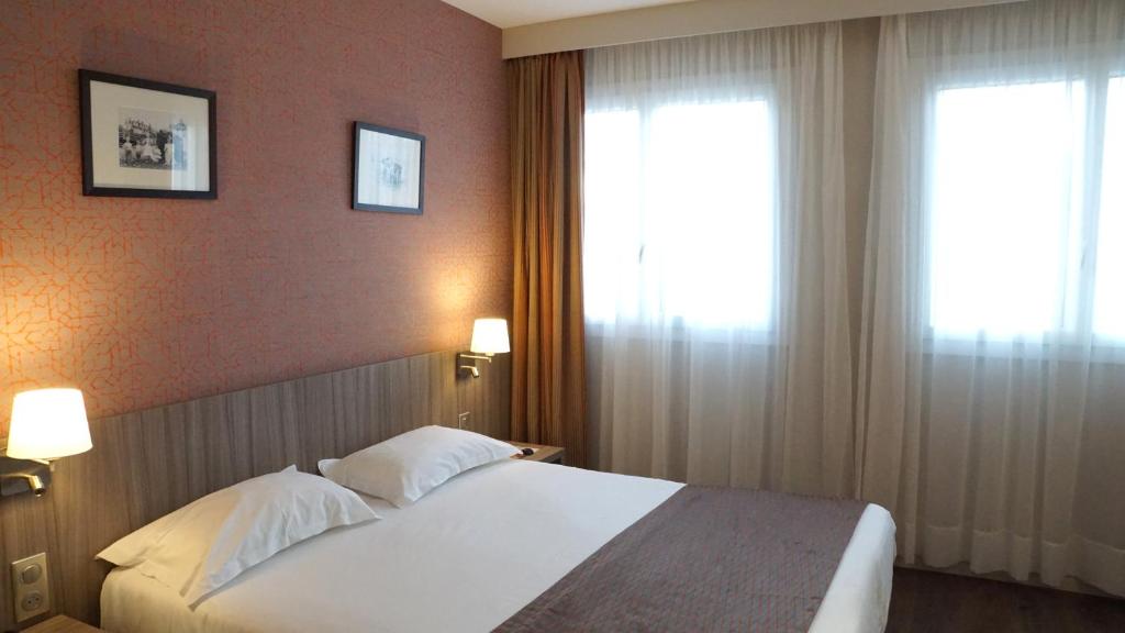 Двухместный (Двухместный номер с 1 кроватью и видом на город), Hôtel Le Jersey