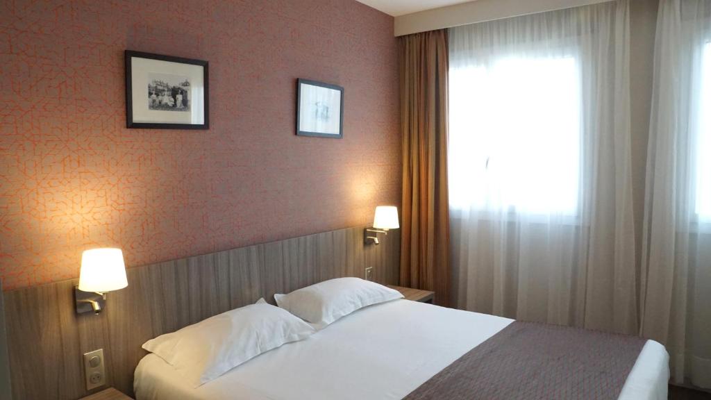 Двухместный (Двухместный номер с 1 кроватью и видом на город), Hôtel Le Jersey