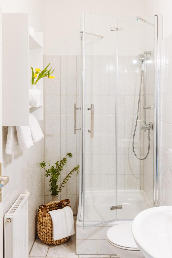 Одноместный (Одноместный номер с собственной внешней ванной комнатой), Apartmenthotel Kaiser Friedrich