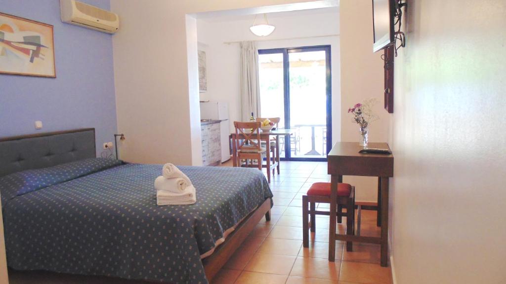 Апартаменты (Апартаменты-студия с видом на море), Paraktio Beach Apartments