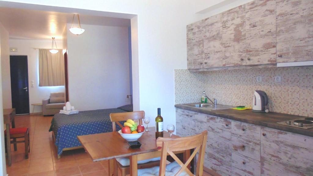 Апартаменты (Апартаменты-студия с видом на море), Paraktio Beach Apartments