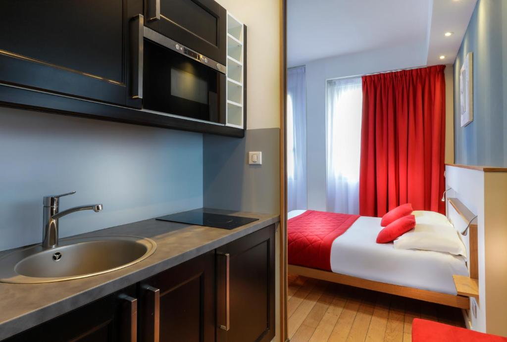 Двухместный (Двухместный номер Делюкс с 1 кроватью), Hôtel Ambre