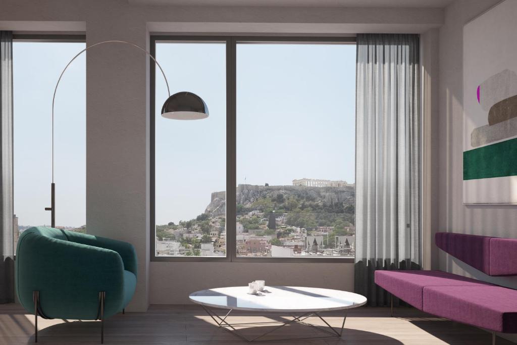 Сьюит (Полулюкс с видом на Акрополь), Athens Utopia Ermou