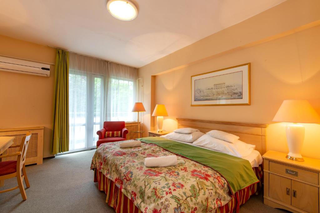 Двухместный (Стандартный двухместный номер с 1 кроватью и балконом), Hotel Fit Hévíz
