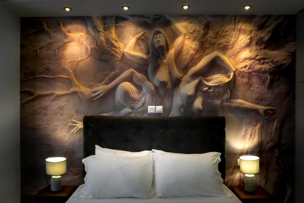 Двухместный (Улучшенный номер с кроватью размера «king-size»), Pallada Athens boutique rooms & apartments