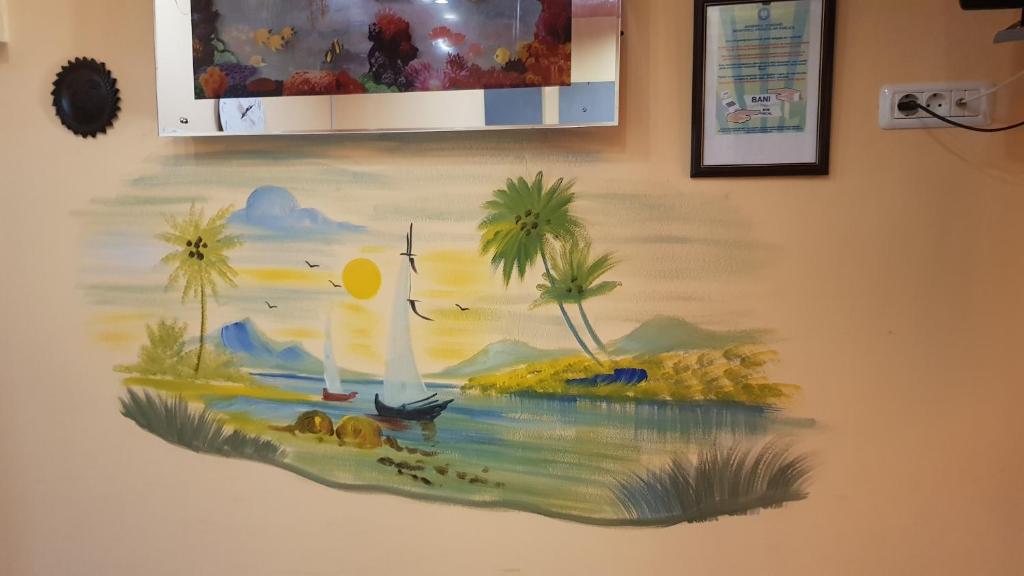 Двухместный (Двухместный номер с 1 кроватью), Hostel Mignon Mamaia