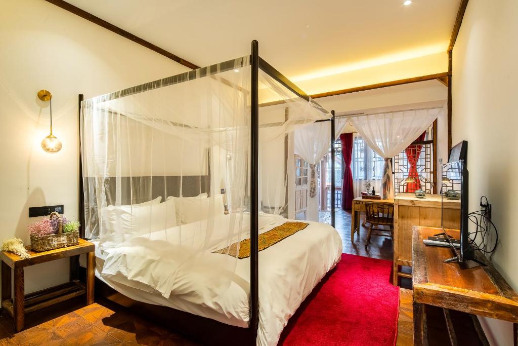 Двухместный (Двухместный номер с 1 кроватью и балконом), Qintai beautiful Inn