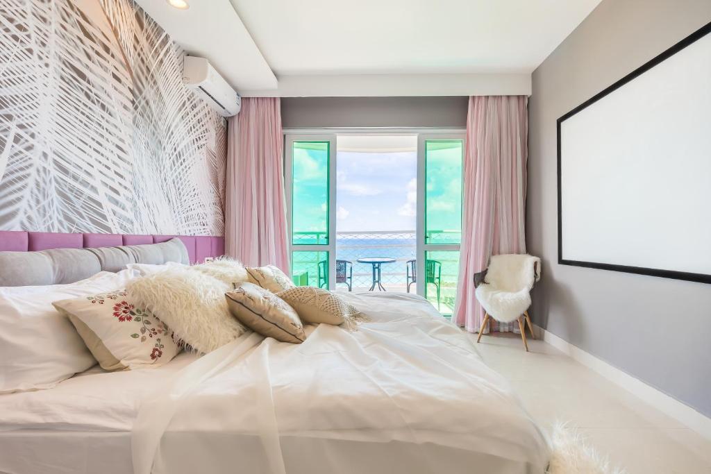 Апартаменты (Апартаменты с балконом), Sanya Sun Seaview Apartment