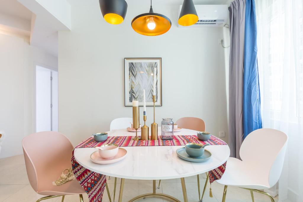 Апартаменты (Апартаменты с террасой), Sanya Sun Seaview Apartment