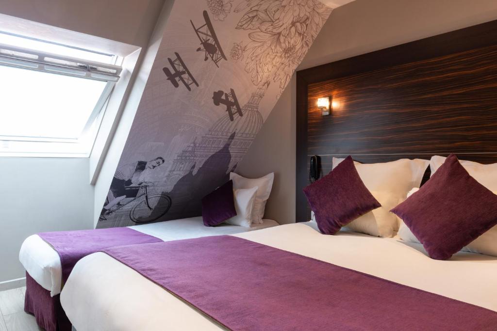 Трехместный (Семейный номер), Comfort Hotel Lamarck Paris 18