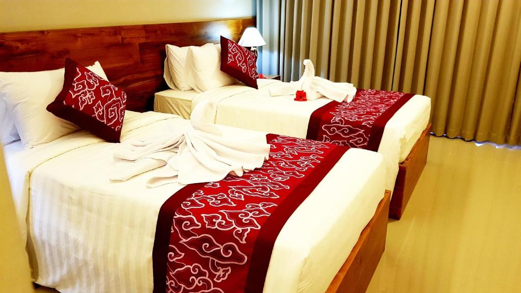Двухместный (Двухместный номер Делюкс с 2 отдельными кроватями), Swan Inn
