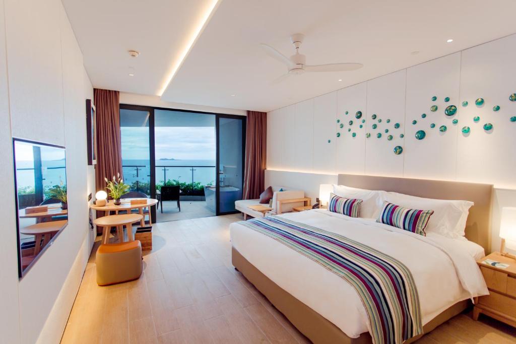 Двухместный (Панорамный номер для новобрачных с видом на океан), Sanya Conifer Resort
