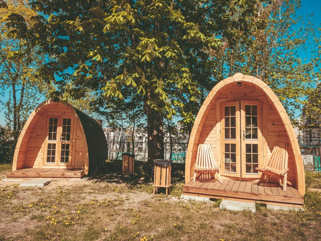 Номер (Бунгало с видом на сад), Downtown Forest Hostel & Camping