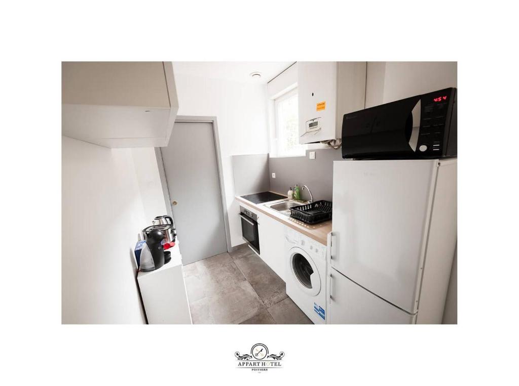La Suite T2 40m2 avec terrasse 1ch-4pers Appart Hotel Poitiers photo 4