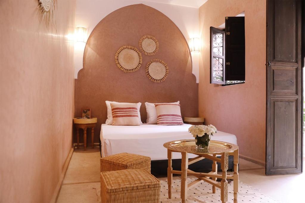 Двухместный (Улучшенный двухместный номер с 1 кроватью), Riad l'Oiseau du Paradis