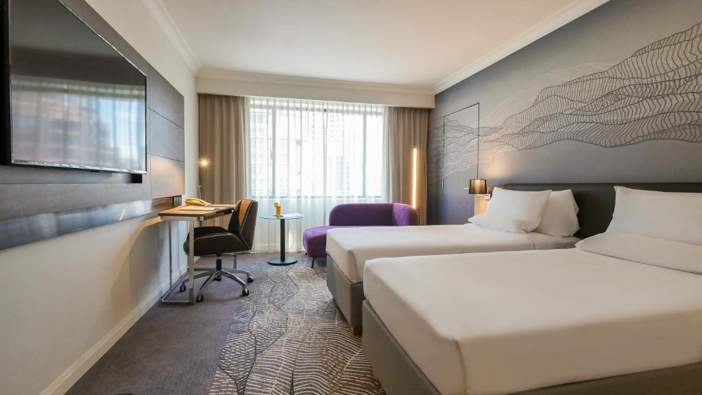Двухместный (Двухместный номер Делюкс с 2 отдельными кроватями), Novotel Kuala Lumpur City Centre