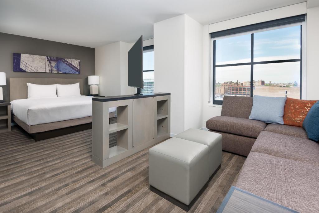 Двухместный (Номер-студио Делюкс с кроватью размера «king-size»), Hyatt House Chicago West Loop