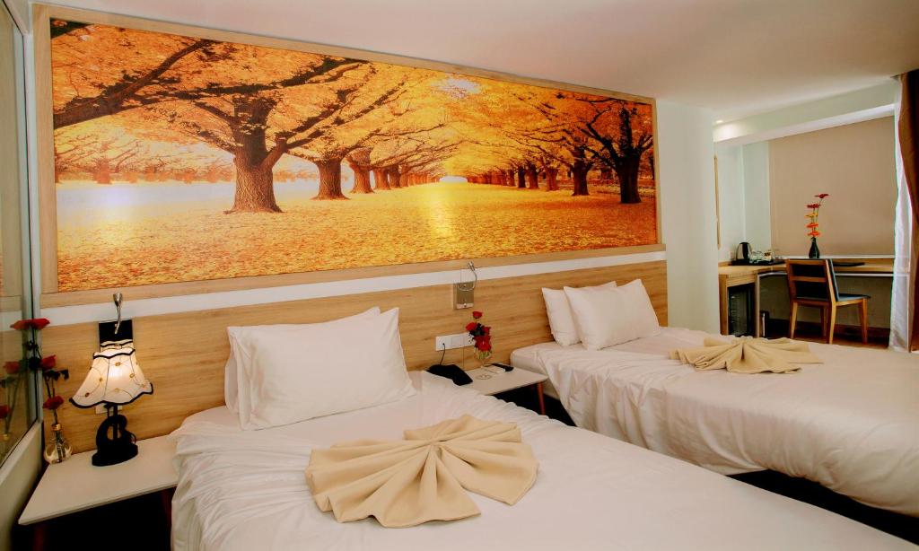 Двухместный (Номер Делюкс (для 2 взрослых и 1 ребенка)), Royal HPM Hotel