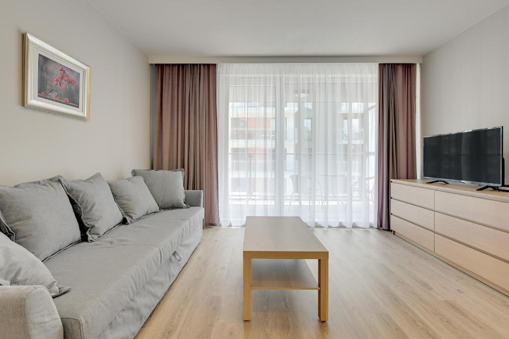 Апартаменты (Апартаменты с 1 спальней), Apartamenty Apartinfo Chmielna Park
