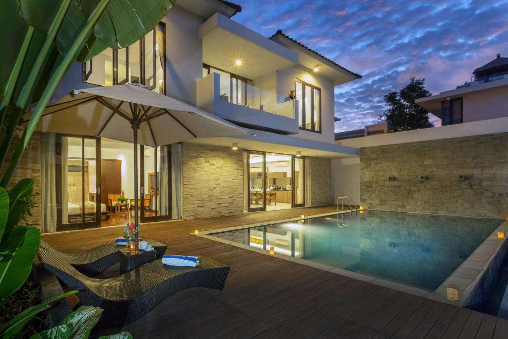 Вилла (Вилла с собственным бассейном), Nagisa Bali Bay View Villas