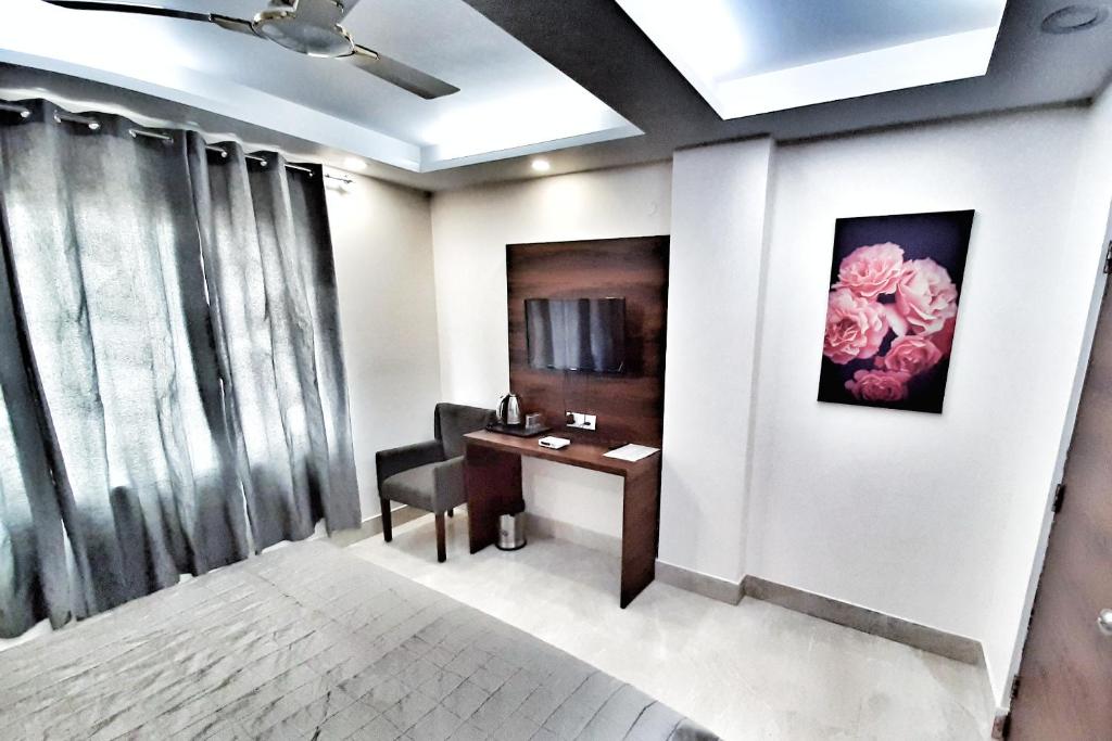 Двухместный (Двухместный номер Делюкс с 1 кроватью), Hotel Aerocity Purple Orchid