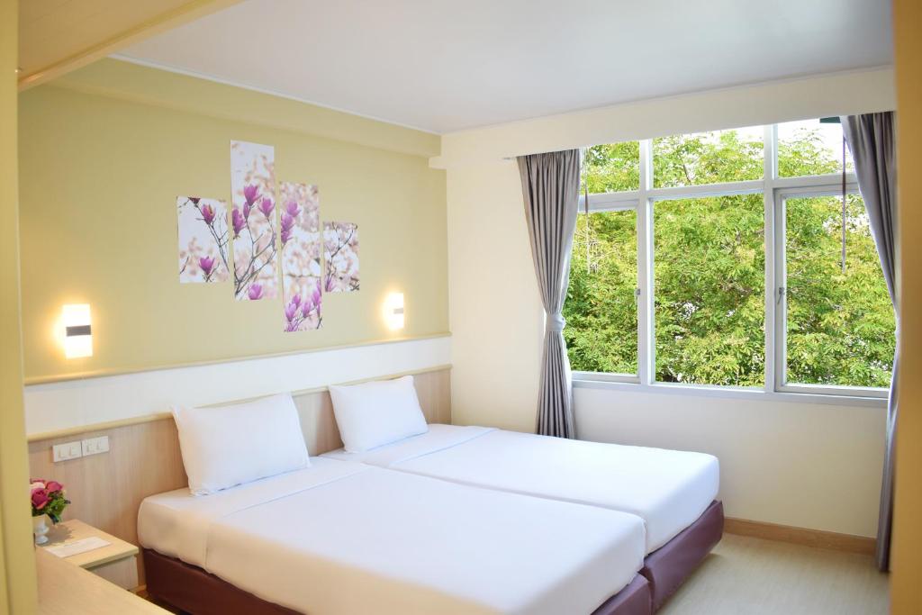Двухместный (Двухместный номер с 2 отдельными кроватями), Отель Trang Hotel Bangkok
