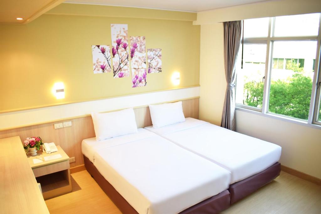 Двухместный (Двухместный номер с 2 отдельными кроватями), Отель Trang Hotel Bangkok
