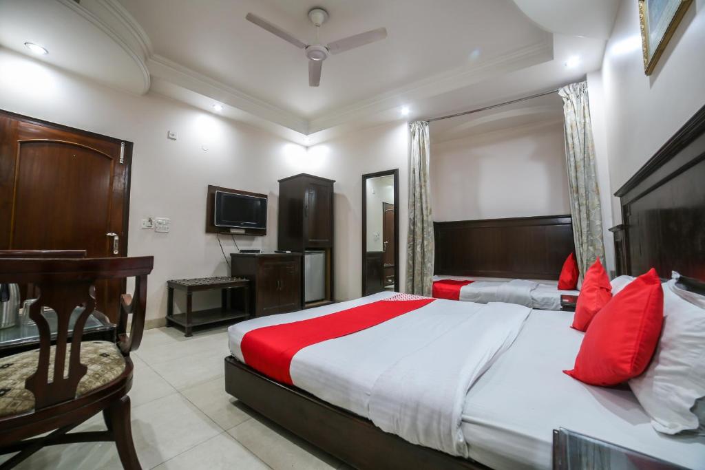 Трехместный (Трехместный номер Делюкс), OYO 29546 Paharganj