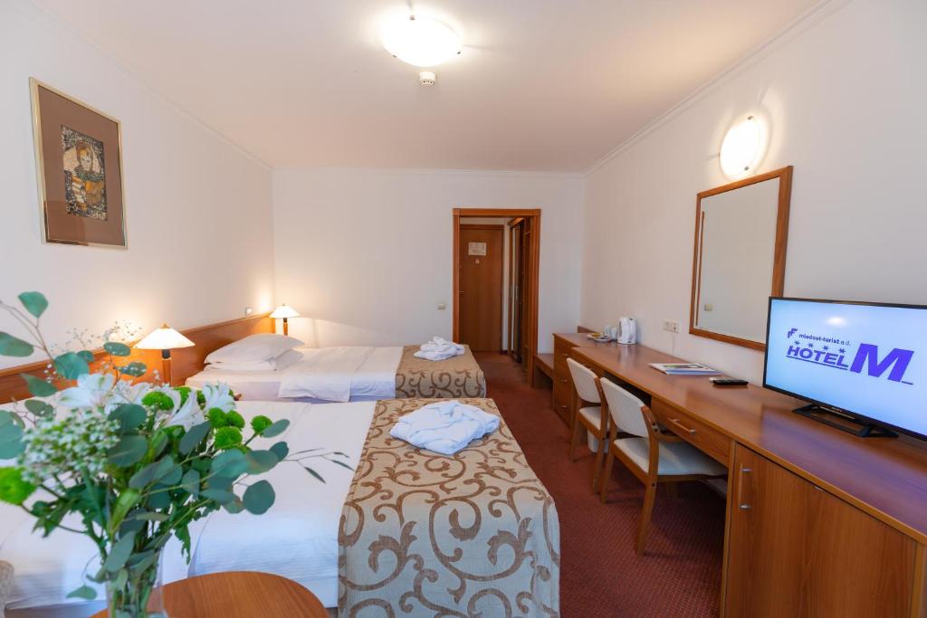 Двухместный (Двухместный номер с 2 отдельными кроватями), Hotel M
