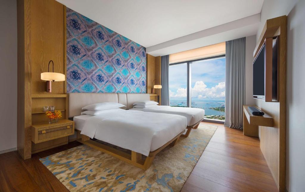 Сьюит (Просторный люкс Andaz с 2 отдельными кроватями), Andaz Singapore – A Concept by Hyatt