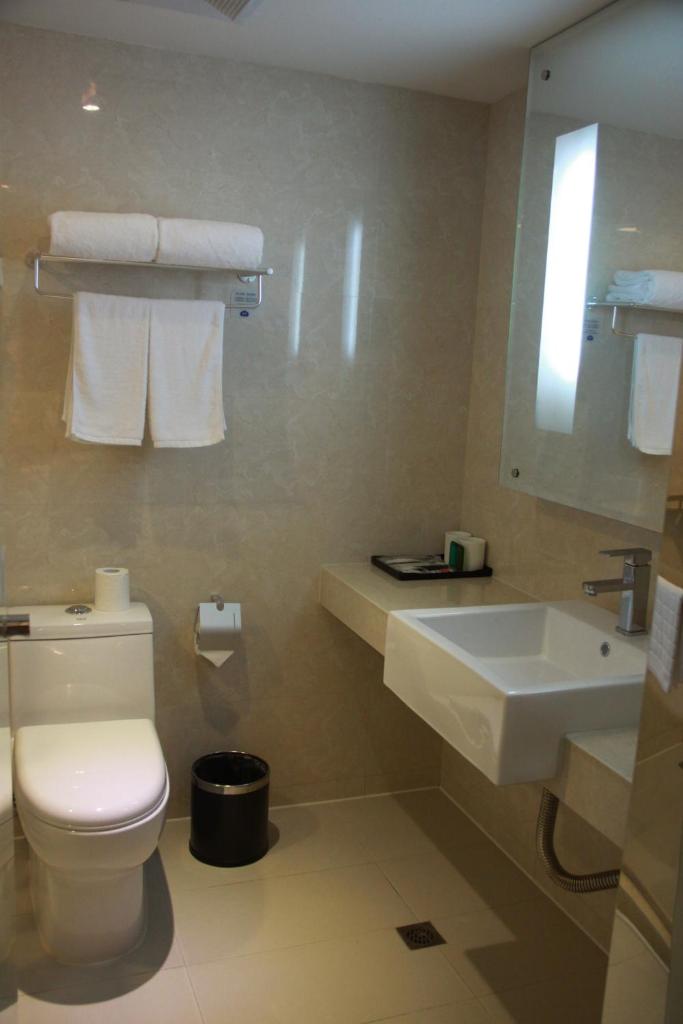 Двухместный (Улучшенный двухместный номер с 1 кроватью), Starway Tianlin Hotel