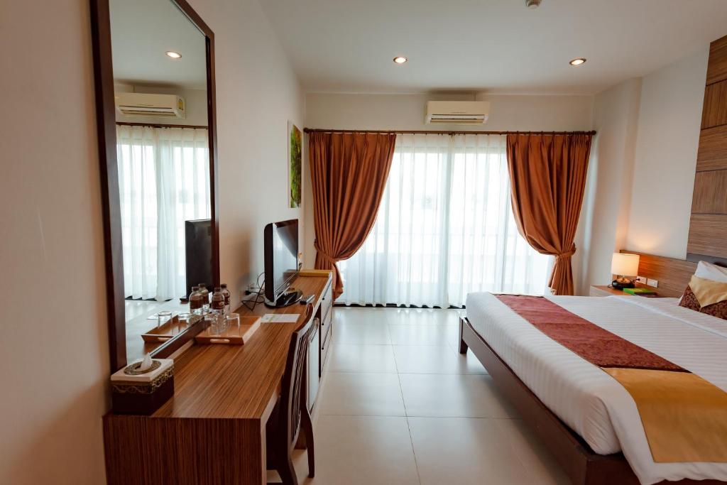 Двухместный (Двухместный номер Делюкс с 1 кроватью), The Pannarai Hotel