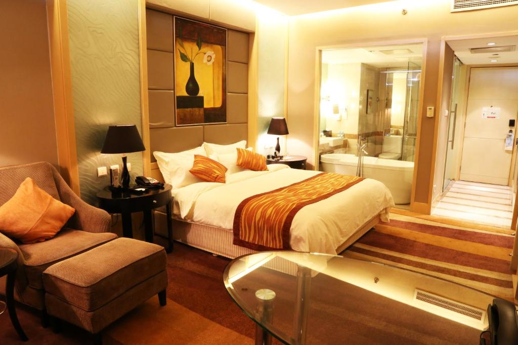 Двухместный (Представительский двухместный номер с 1 кроватью), Wenjin Hotel, Beijing