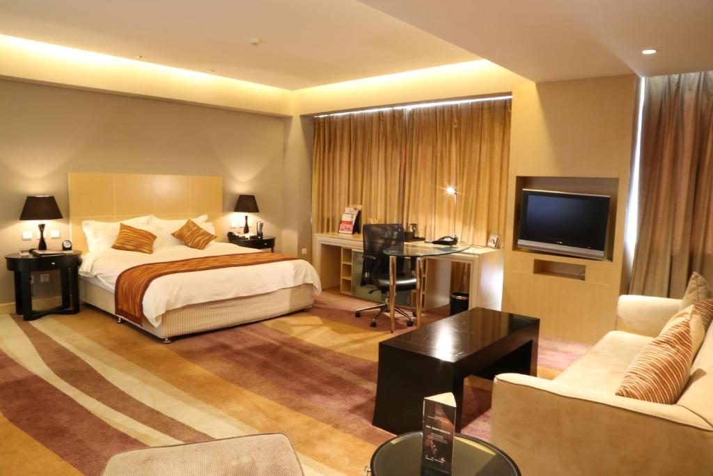 Двухместный (Номер Делюкс с кроватью размера «queen-size»), Wenjin Hotel, Beijing