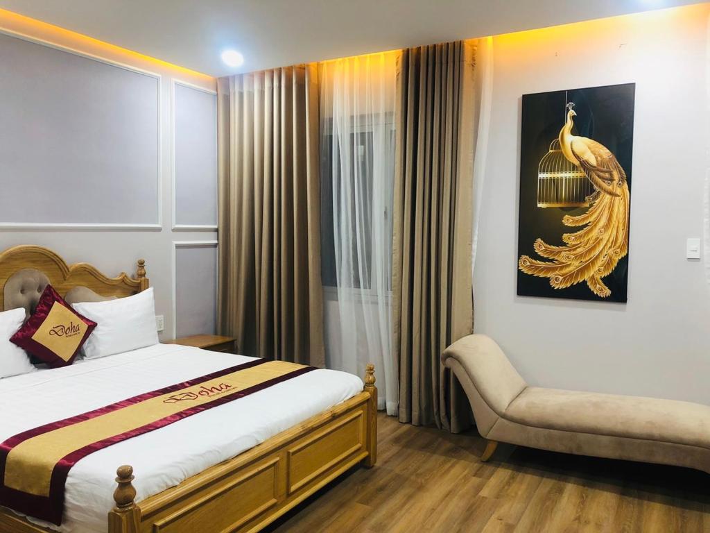 Двухместный (Улучшенный номер с кроватью размера «king-size»), Doha 2 Hotel Saigon Airport