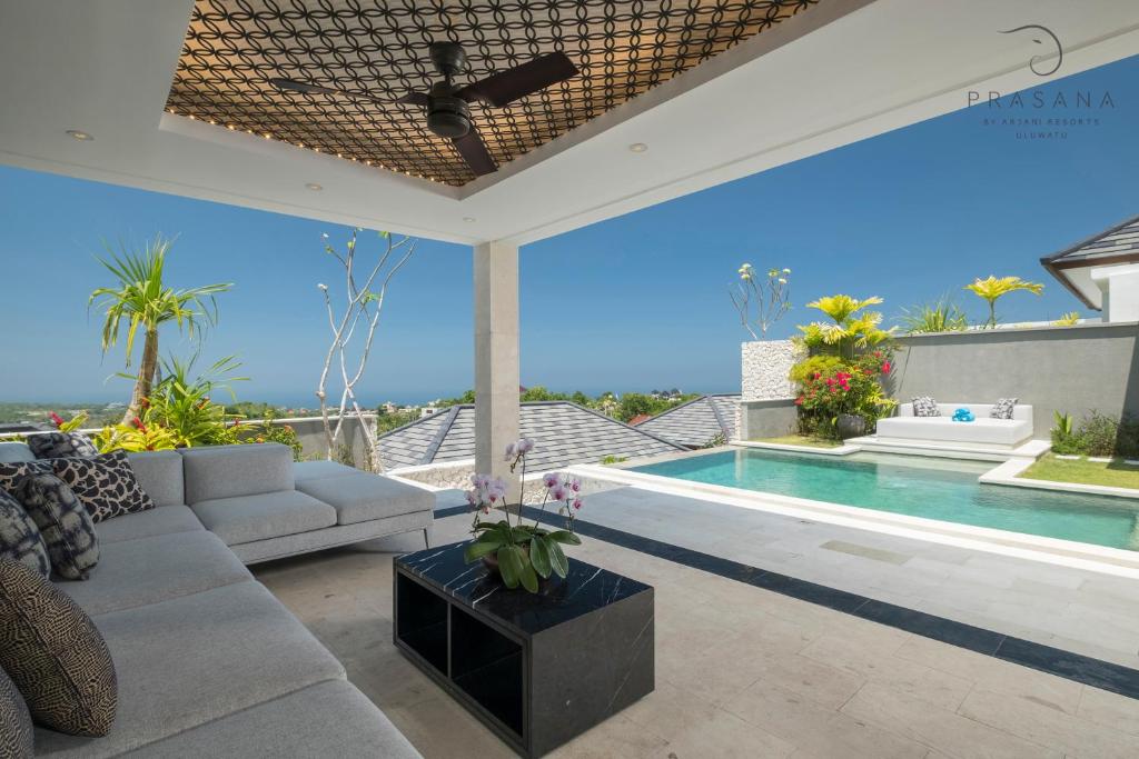 Вилла (Вилла с 2 спальнями и видом на океан, бесплатные привилегии), Prasana Villas