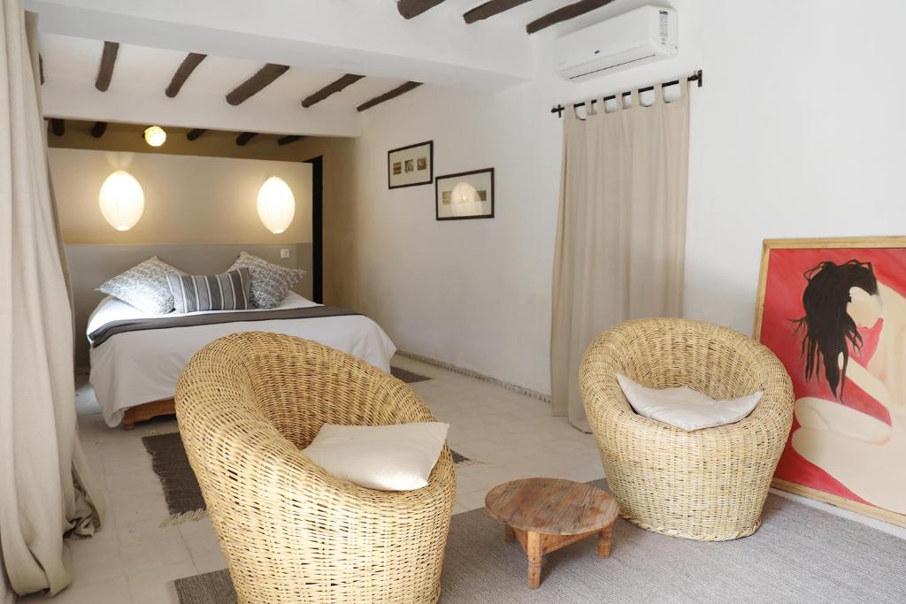 Двухместный (Улучшенный двухместный номер с 1 кроватью), Le Petit Hôtel du Flouka