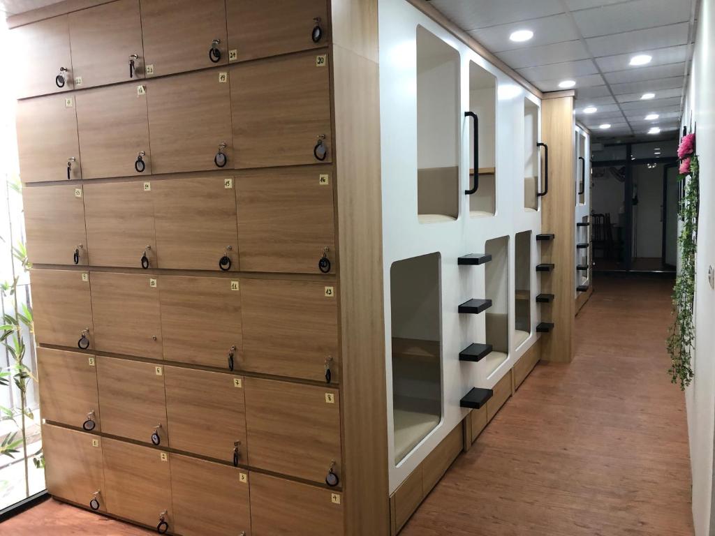 Номер (Односпальная кровать в общем номере для мужчин и женщин), Techgarden workstay - Coworking Space