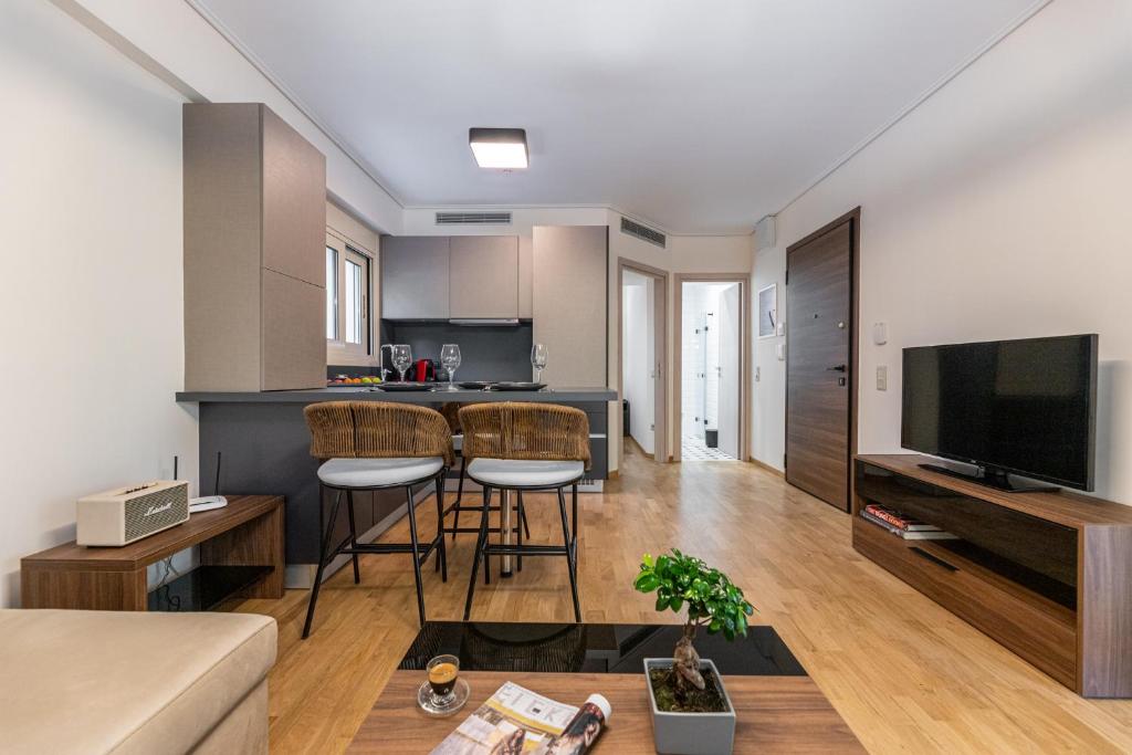 Апартаменты (Cozy One-Bedroom Apartment), Olygreen Athens Residences