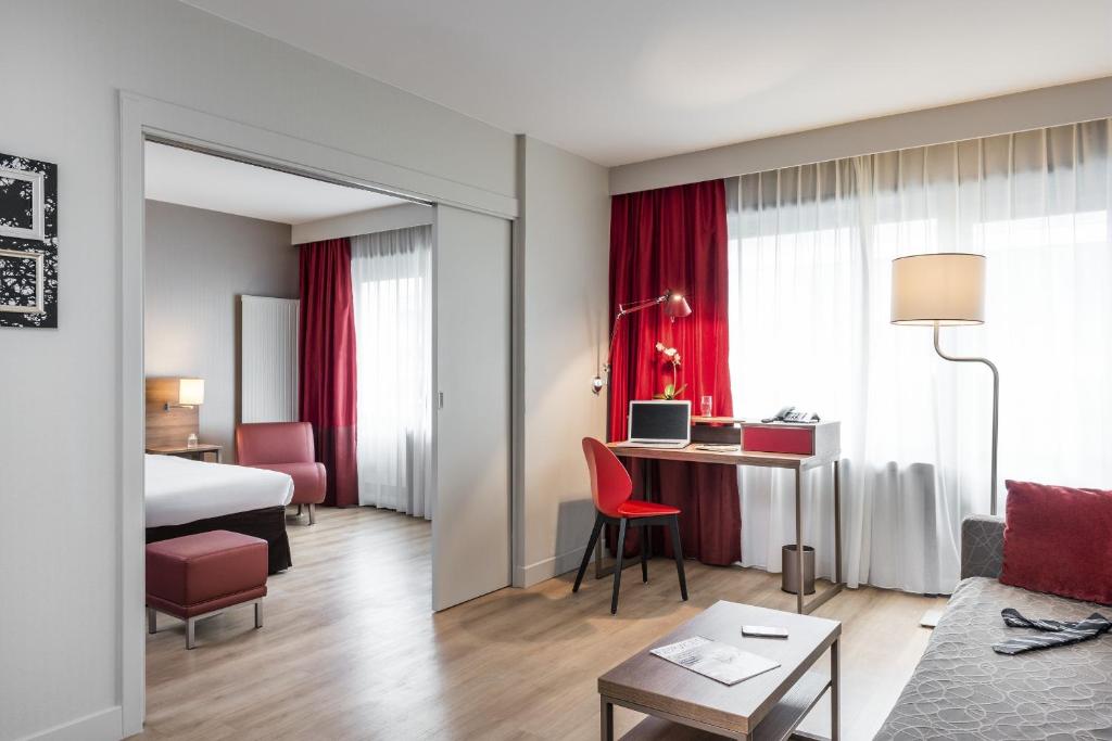 Апартаменты (Апартаменты с 1 спальней (для 4 взрослых)), Aparthotel Adagio Paris Bercy Village