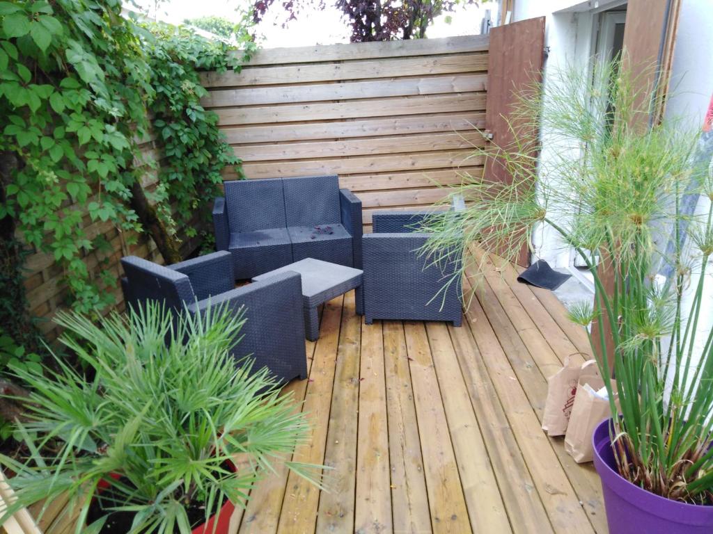 Appart Terrasse Végétale bord Plages bassin photo 1