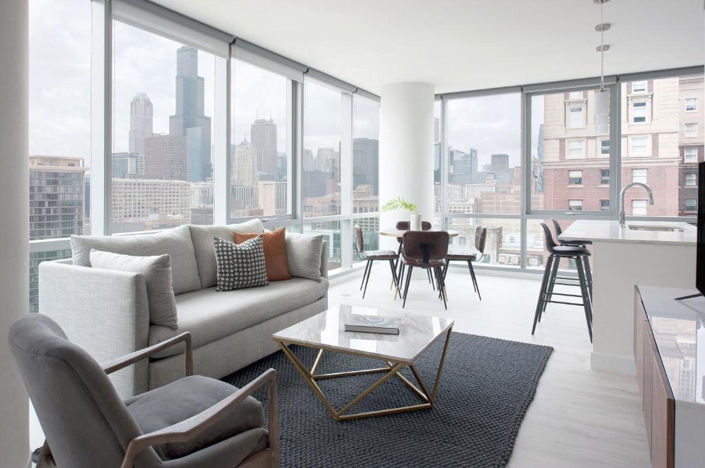 Сьюит (Люкс с видом на город), Sonder at Grant Park