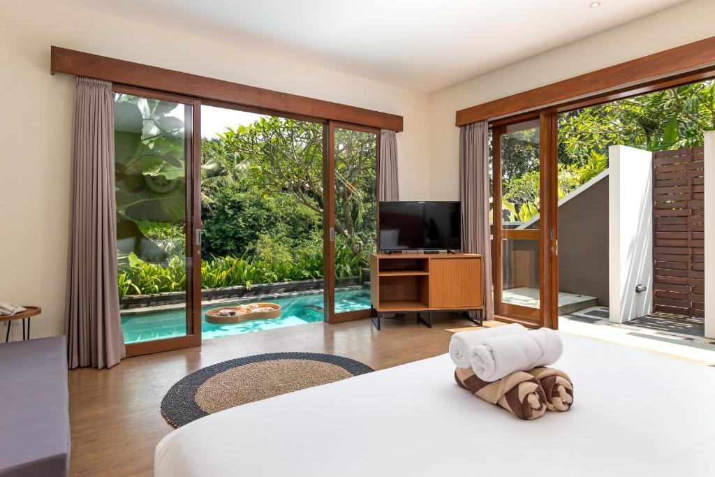 Вилла (Вилла с 1 спальней и собственным бассейном, вид на сад), Annupuri Villas Bali