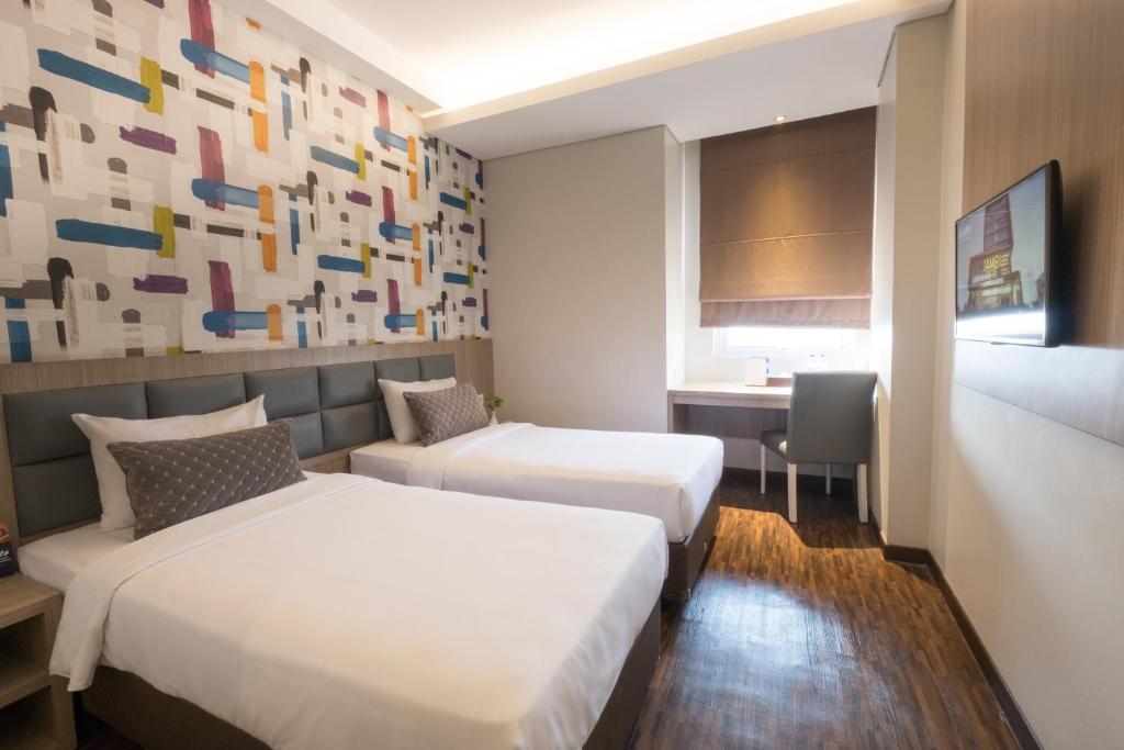 Двухместный (Двухместный номер Делюкс с 2 отдельными кроватями), Hotel 88 ITC Fatmawati Jakarta