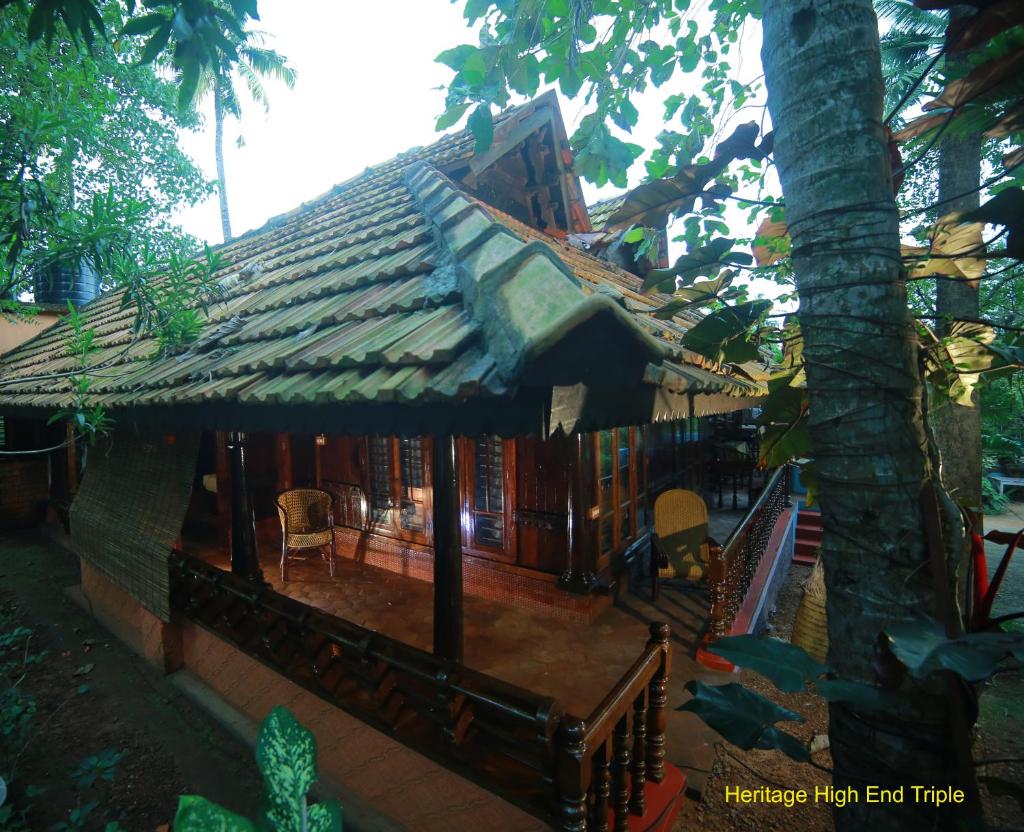 Двухместный (Двухместный номер с 1 кроватью и балконом), Varkala Marine Palace