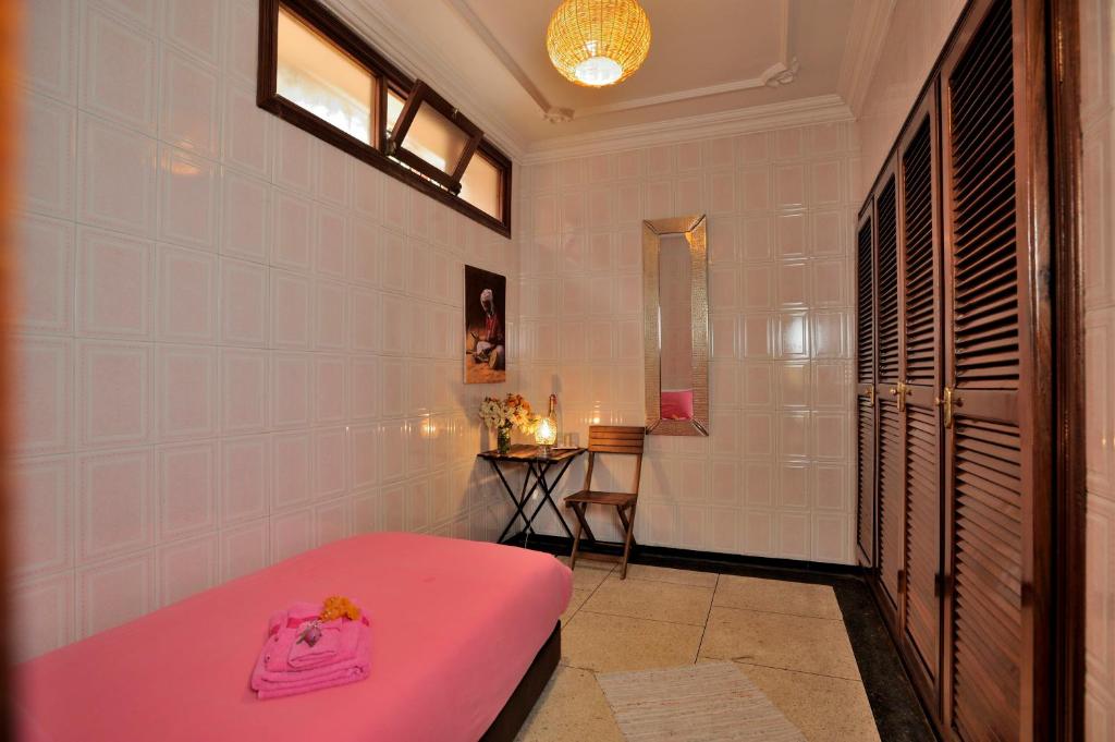 Одноместный (Стандартный одноместный номер с общей ванной комнатой), LHOSTEL à Casablanca