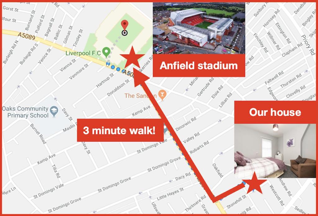 Comfortable Liverpool Townhouse - Close to City & Stadium - Tap to explore photos