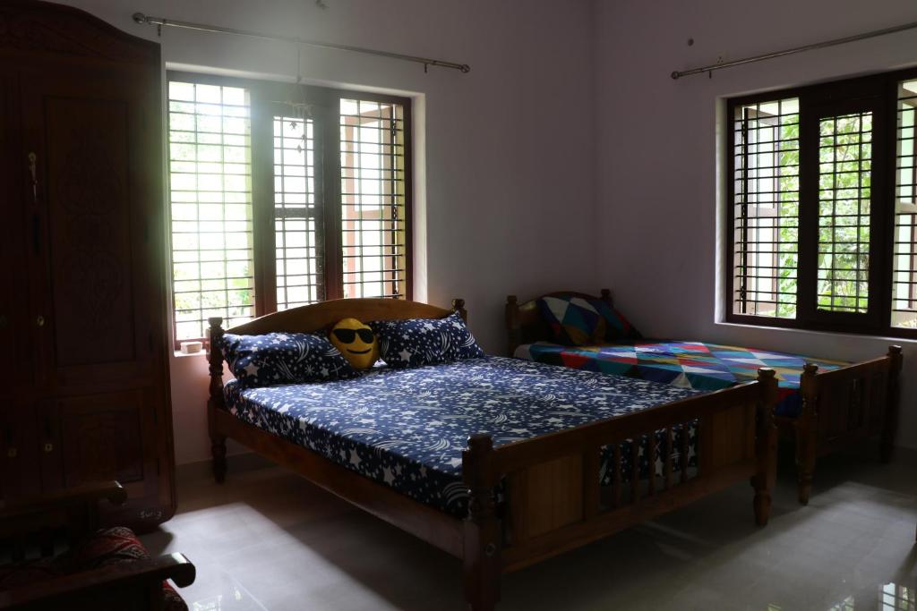 Двухместный (Двухместный номер Делюкс с 1 кроватью), Verve Stays Varkala